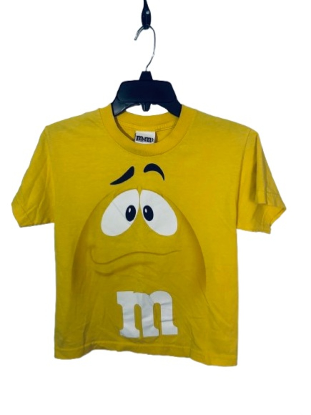 M&M’s Yellow Character Kids Funny Candy T-Shirt Medium